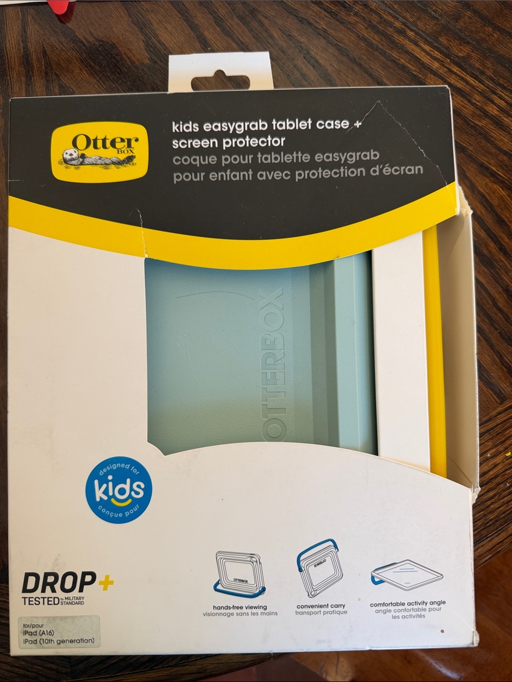 OtterBox Kids EasyGrab Tablet Case in Light Blue